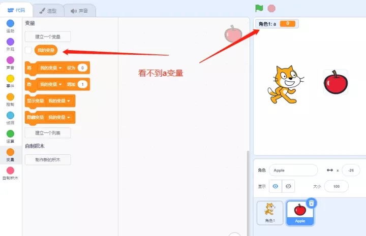 Scratch中的私有变量是什么？