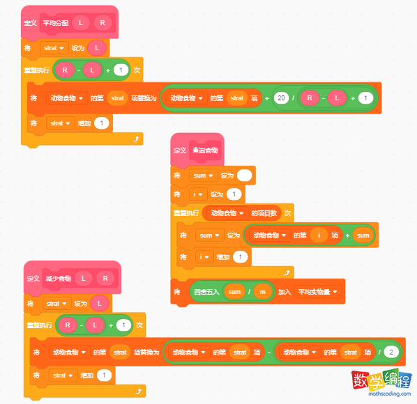 scratch操作类型采用自制积木函数