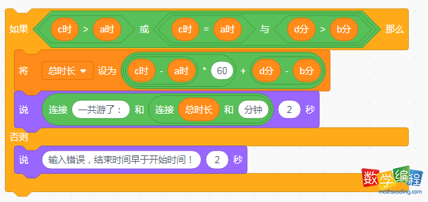 判断游泳的时长