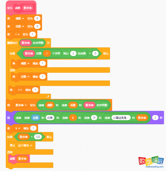 自制积木“函数”