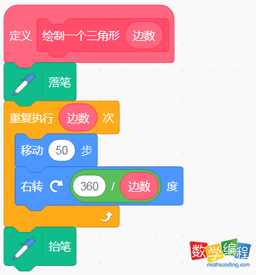 绘制一个正三角形