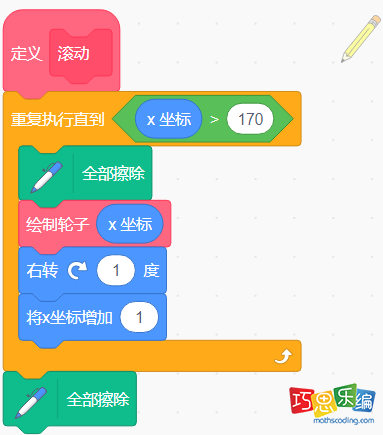 自制滚动积木代码